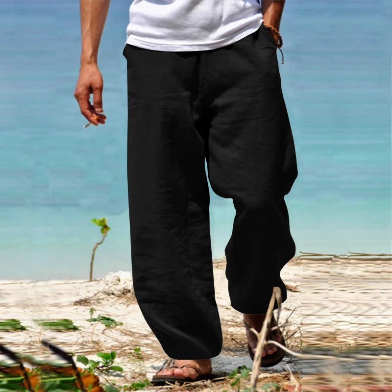 Men's Casual Wide Beach Pants