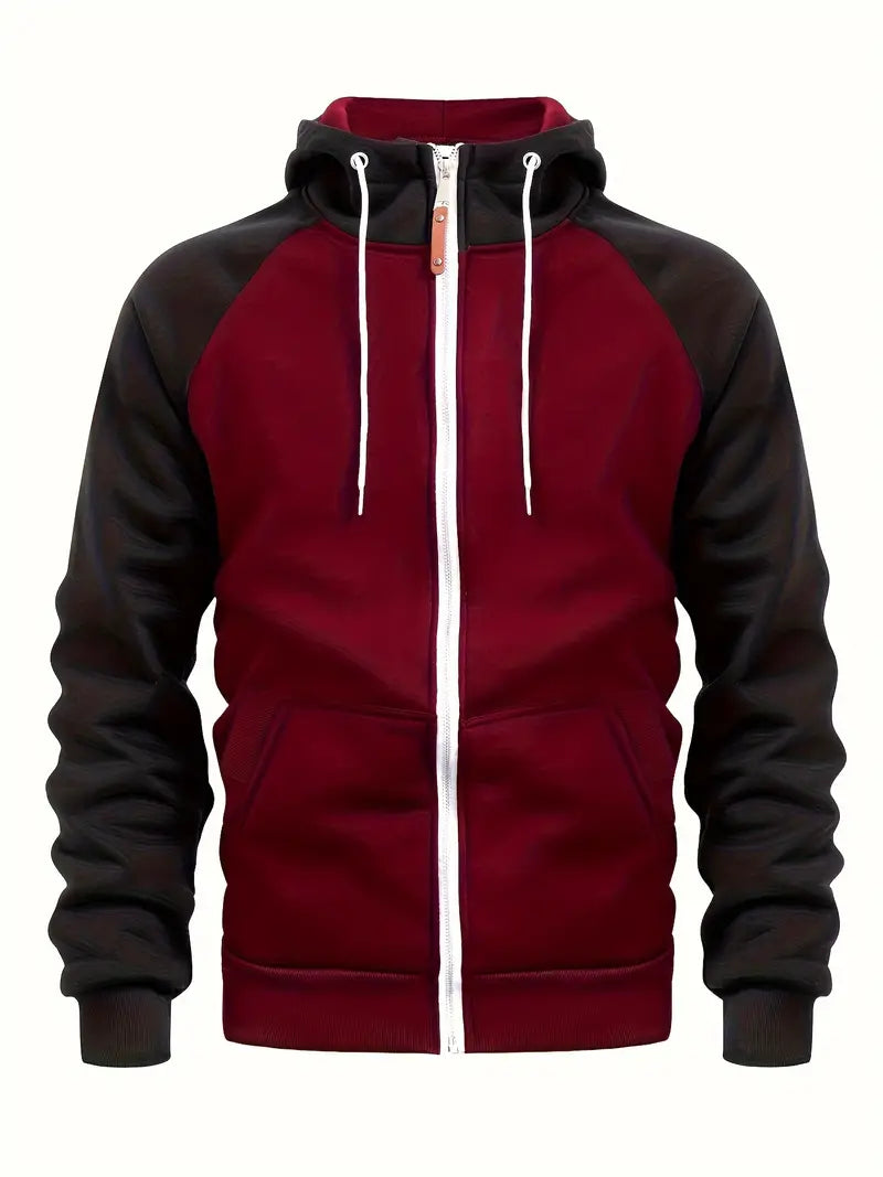 Men’s Casual and Comfortable Zip-Up Hoodie