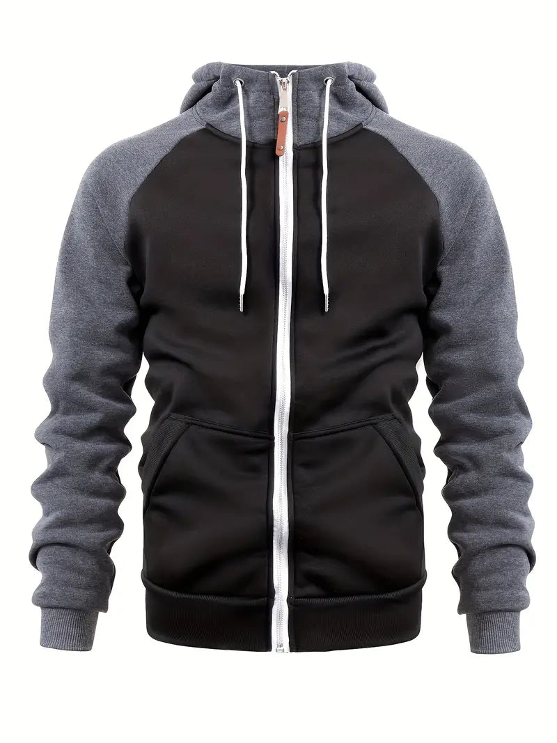 Men’s Casual and Comfortable Zip-Up Hoodie