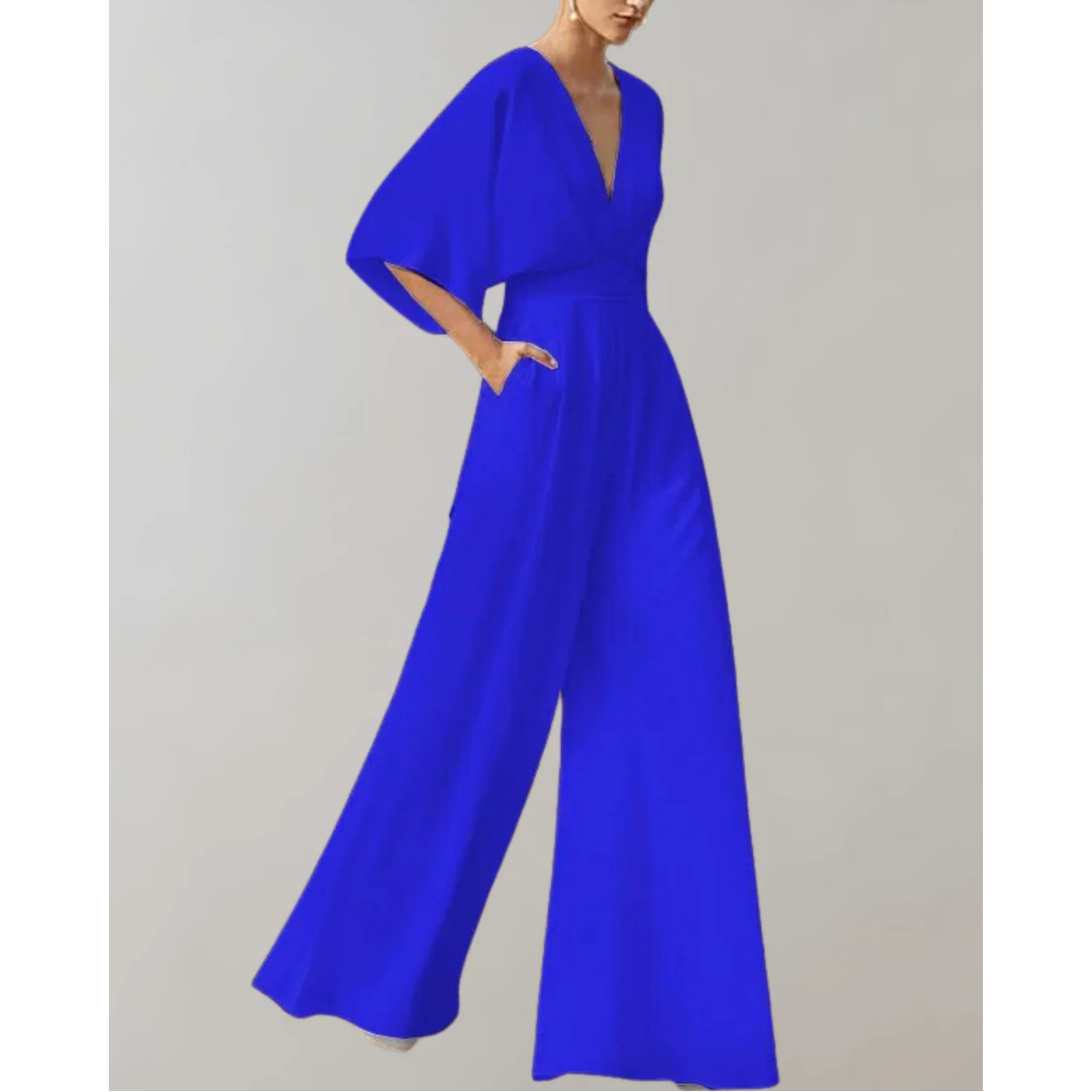 Combinaison Femme Fluide Col Cache-Cœur