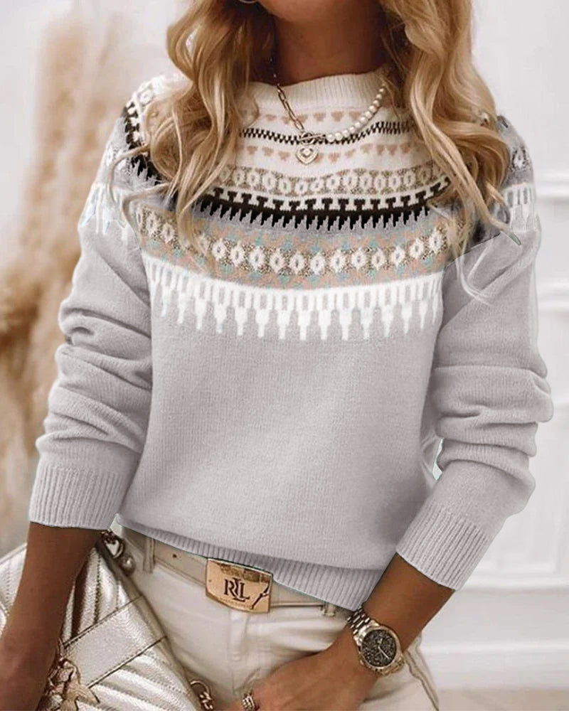 Warm relaxed-fit women’s sweater