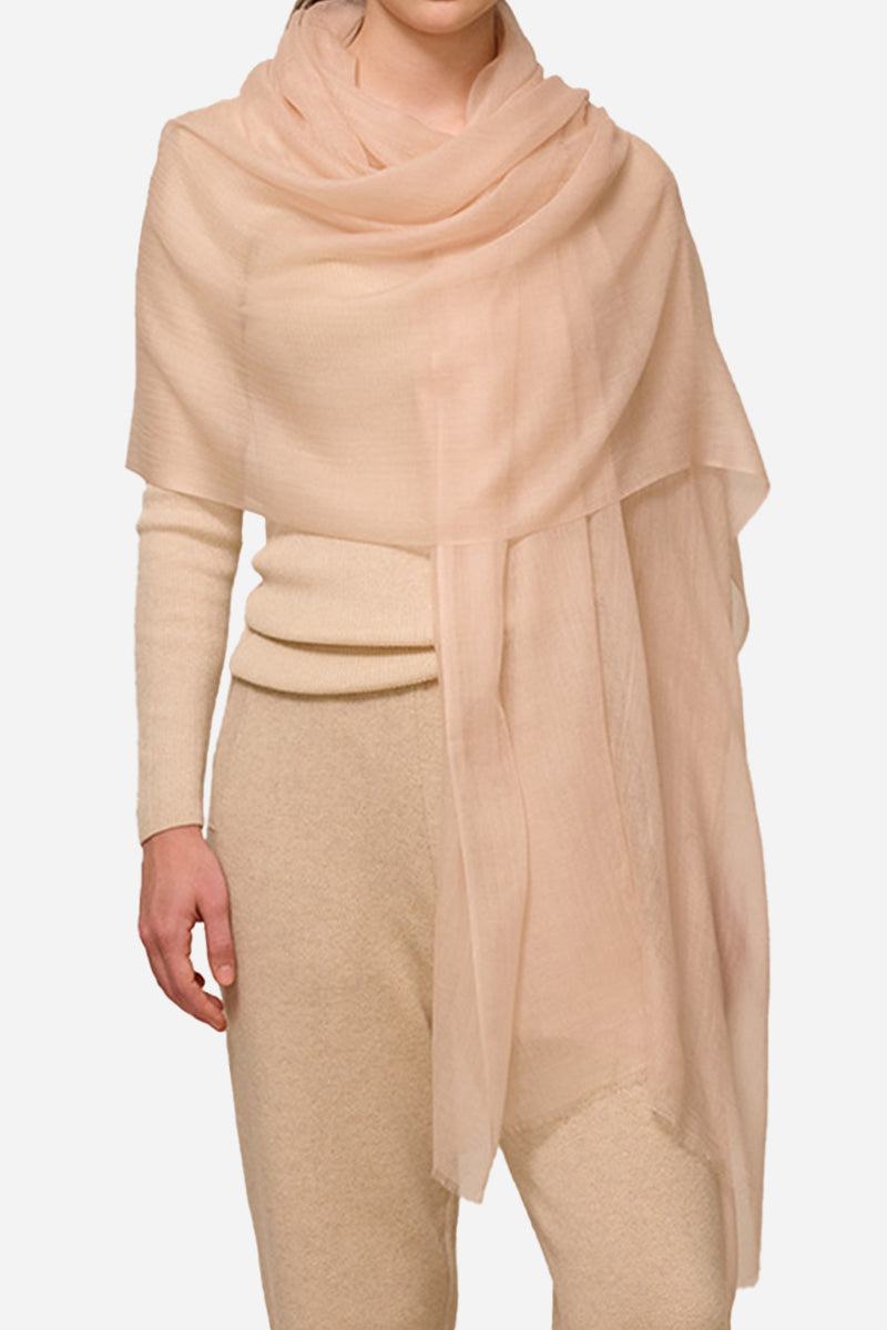 Chal envolvente suave y transparente de gran tamaño para mujer