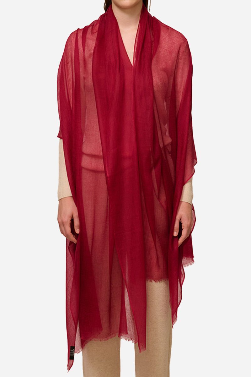Chal envolvente suave y transparente de gran tamaño para mujer
