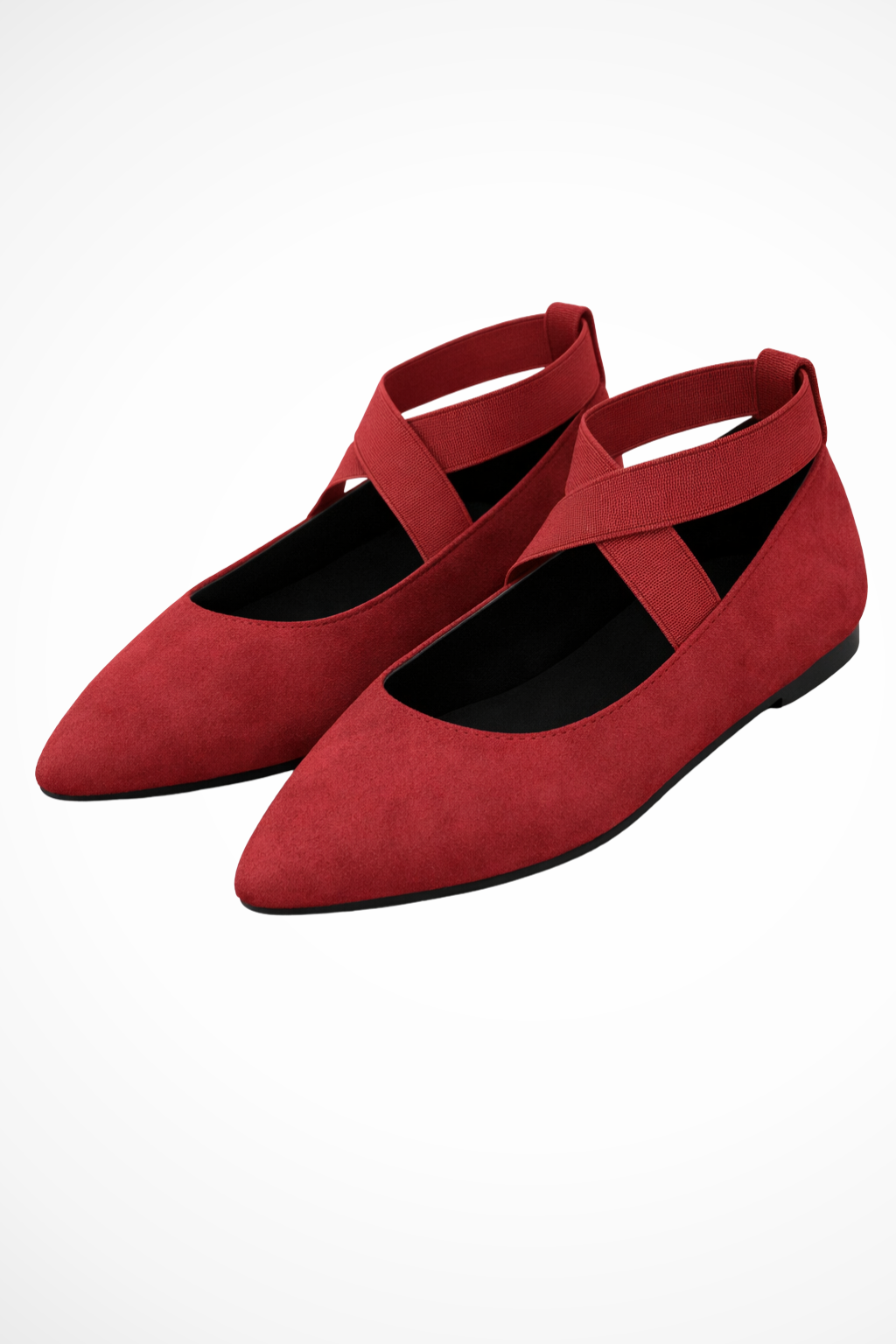 Chaussures Plates Élégantes à Brides Croisées pour Femme
