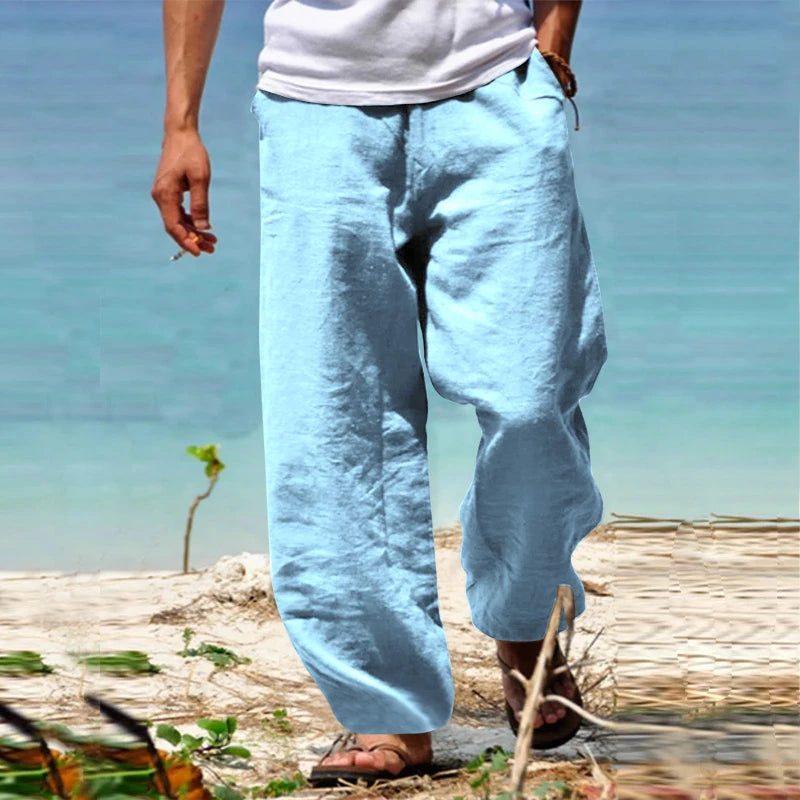 Men's Casual Wide Beach Pants