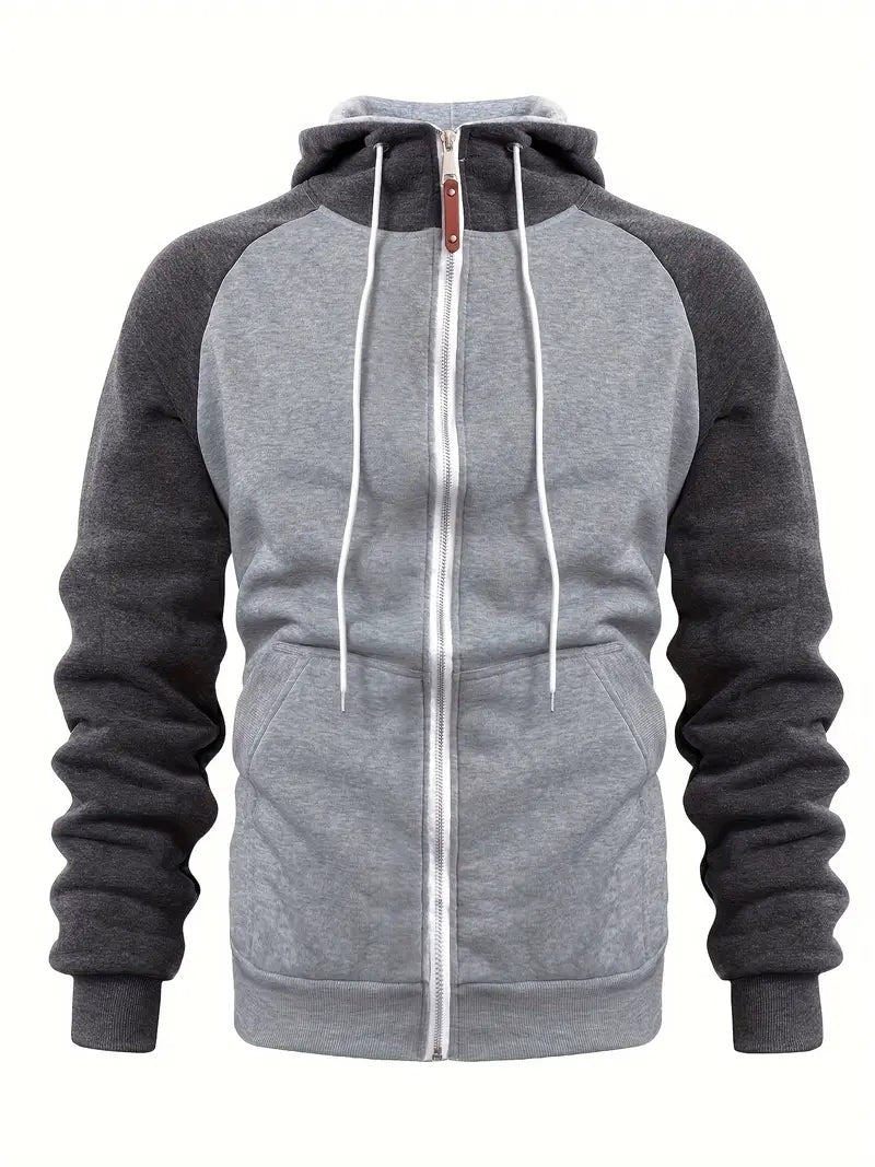 Men’s Casual and Comfortable Zip-Up Hoodie