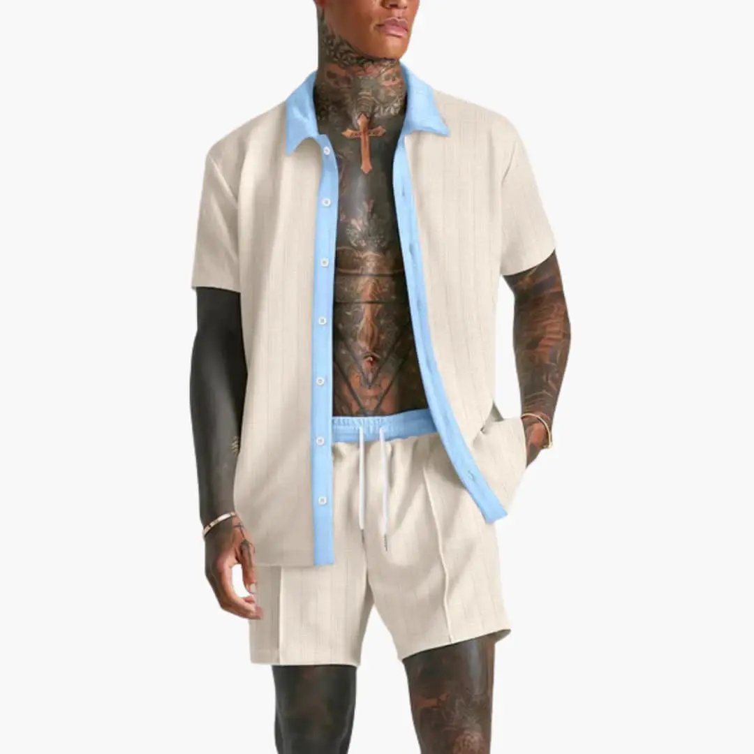 Ensemble Estival Homme Décontracté et Moderne