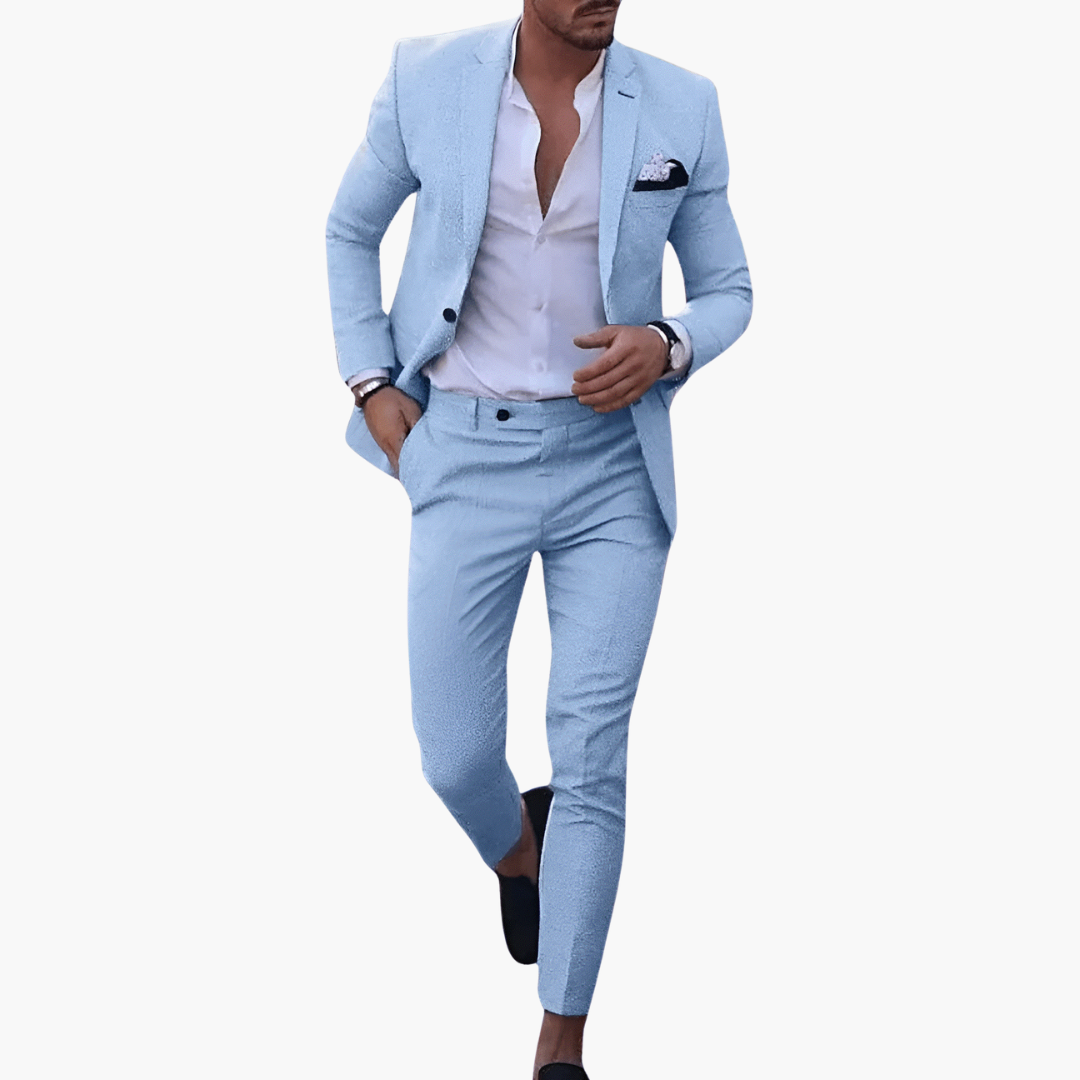 Costume Homme Business Blazer et Pantalon Assortis