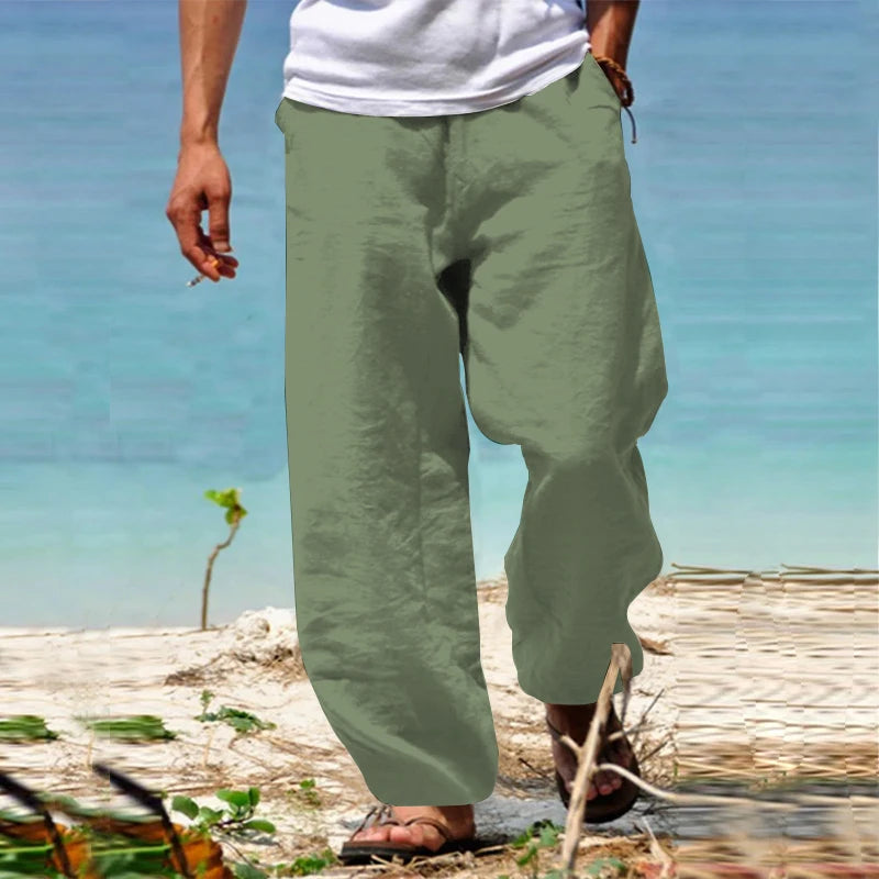 Men's Casual Wide Beach Pants