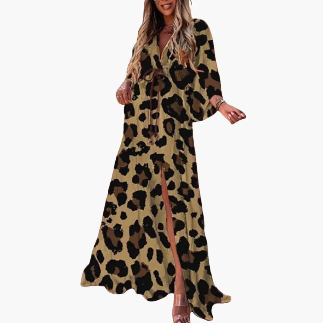 Maxi Femme Bohème Imprimée Robe Longue Fluide