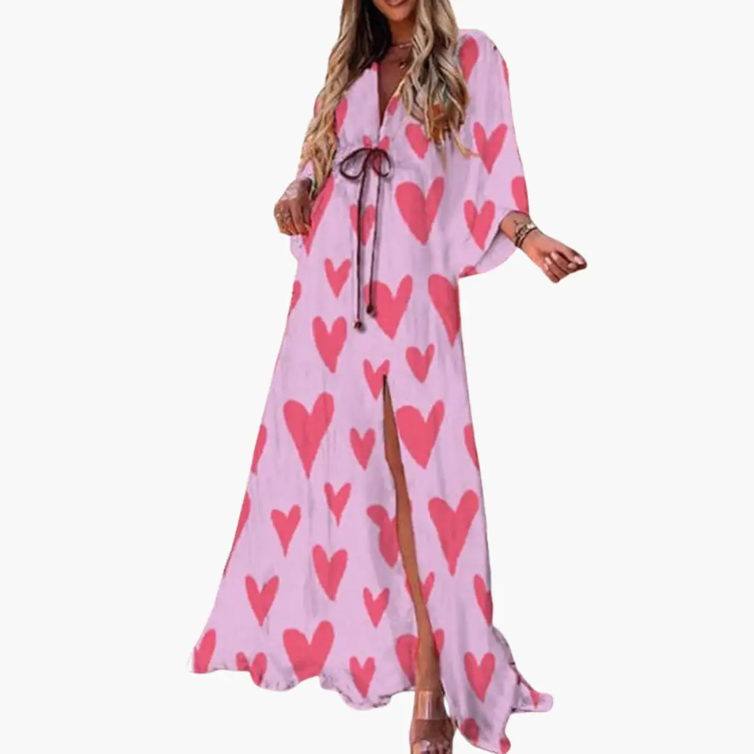 Maxi Femme Bohème Imprimée Robe Longue Fluide