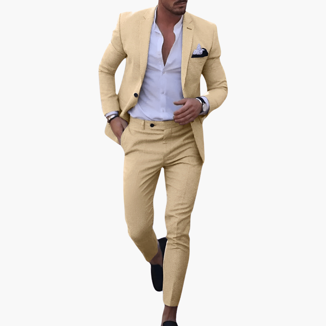 Costume Homme Business Blazer et Pantalon Assortis