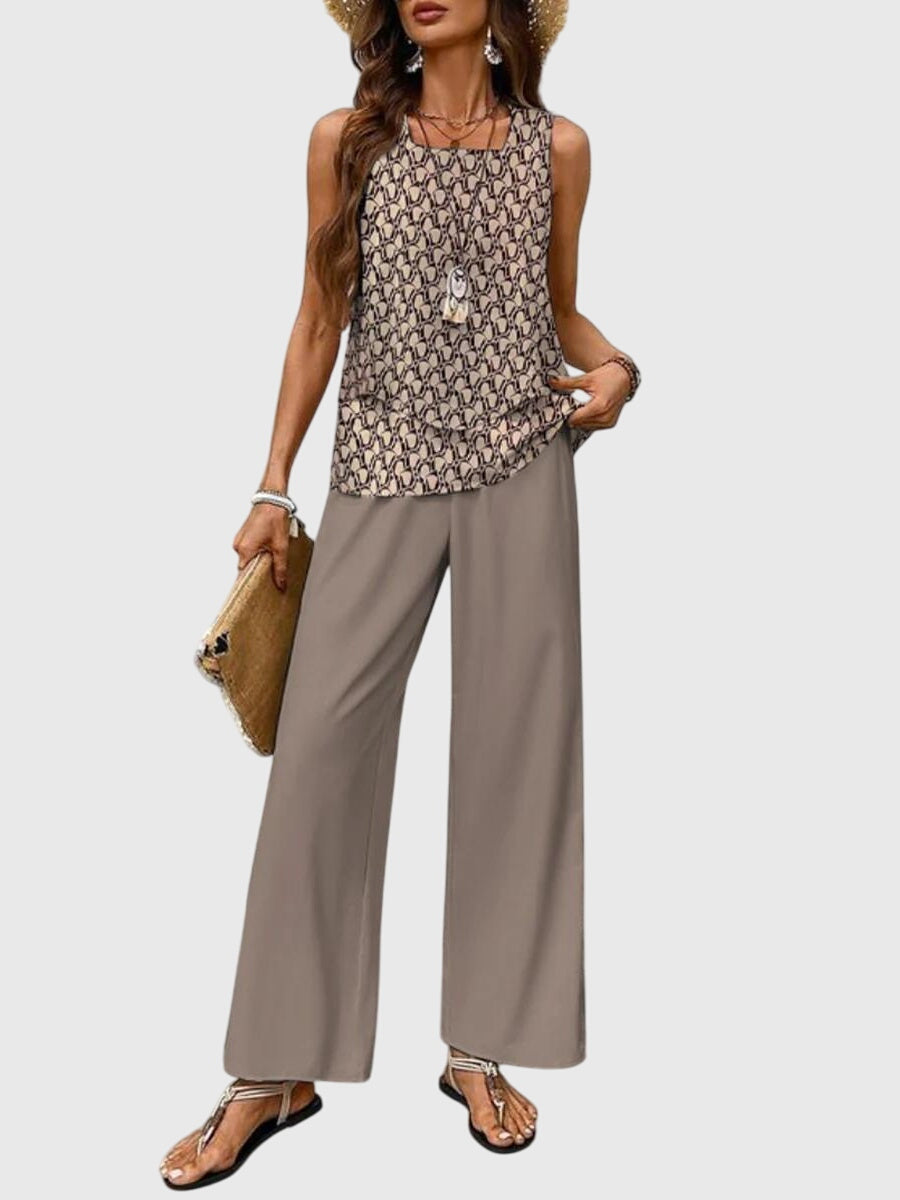 Brenda | Elegant Summer Two-Piece Set