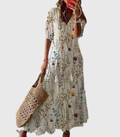 Amalia | Robe d'été bohème vintage