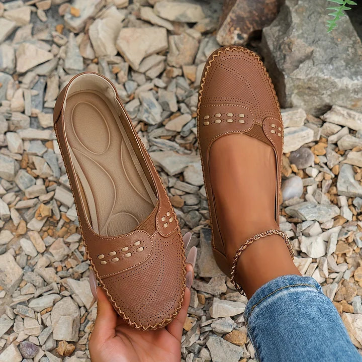 Mocassins Femme Confort à Enfiler - Chaussures Décontractées