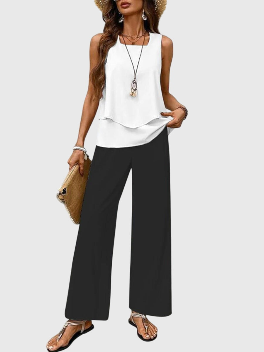 Brenda | Elegant Summer Two-Piece Set