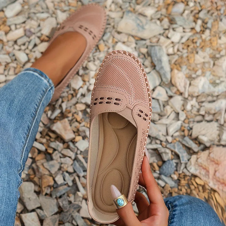 Mocassins Femme Confort à Enfiler - Chaussures Décontractées