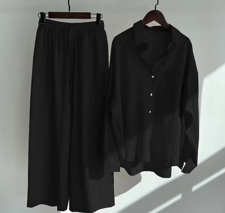 Ensemble Chemise et Pantalon Fluide pour Femme