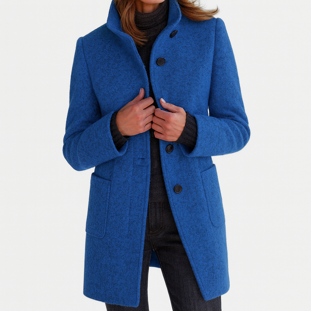 Elegant Mid-Length Women's Coat
