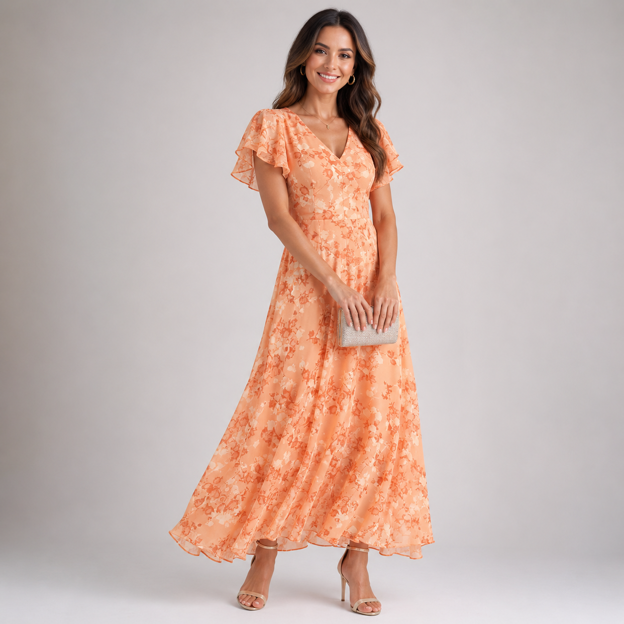 Robe Longue Romantique Fleurie Bohème Chic et Féminine pour Femme