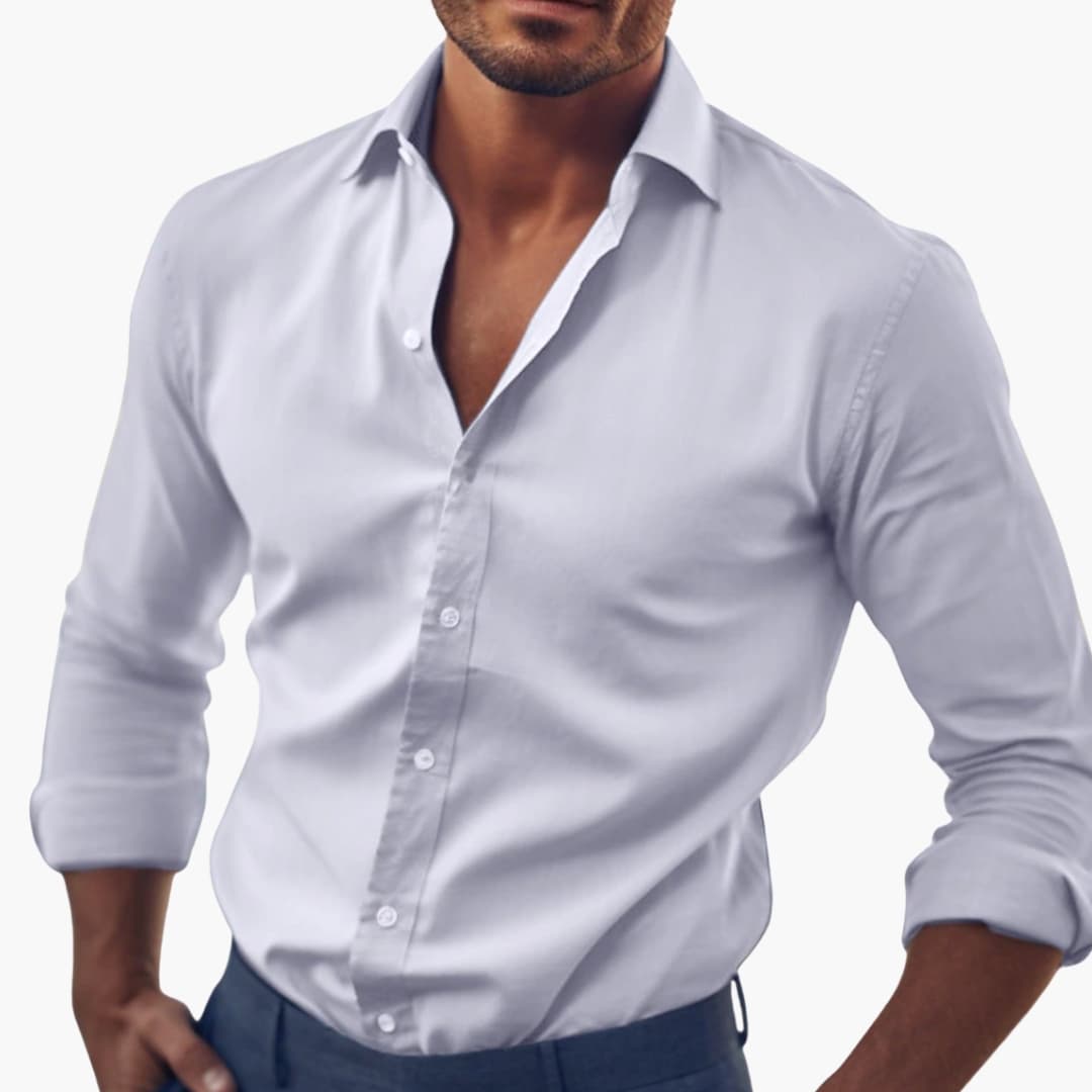 Classic men's button-up shirt