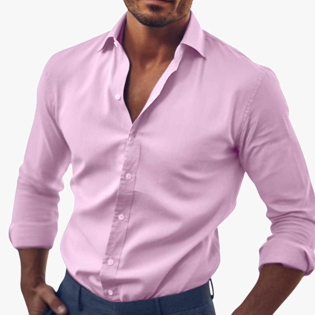 Classic men's button-up shirt