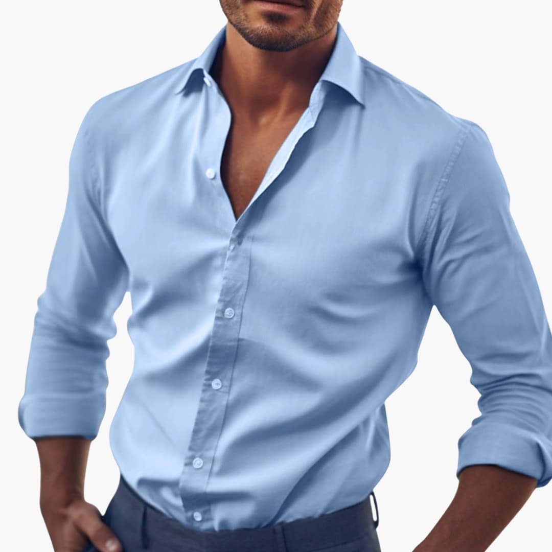 Classic men's button-up shirt