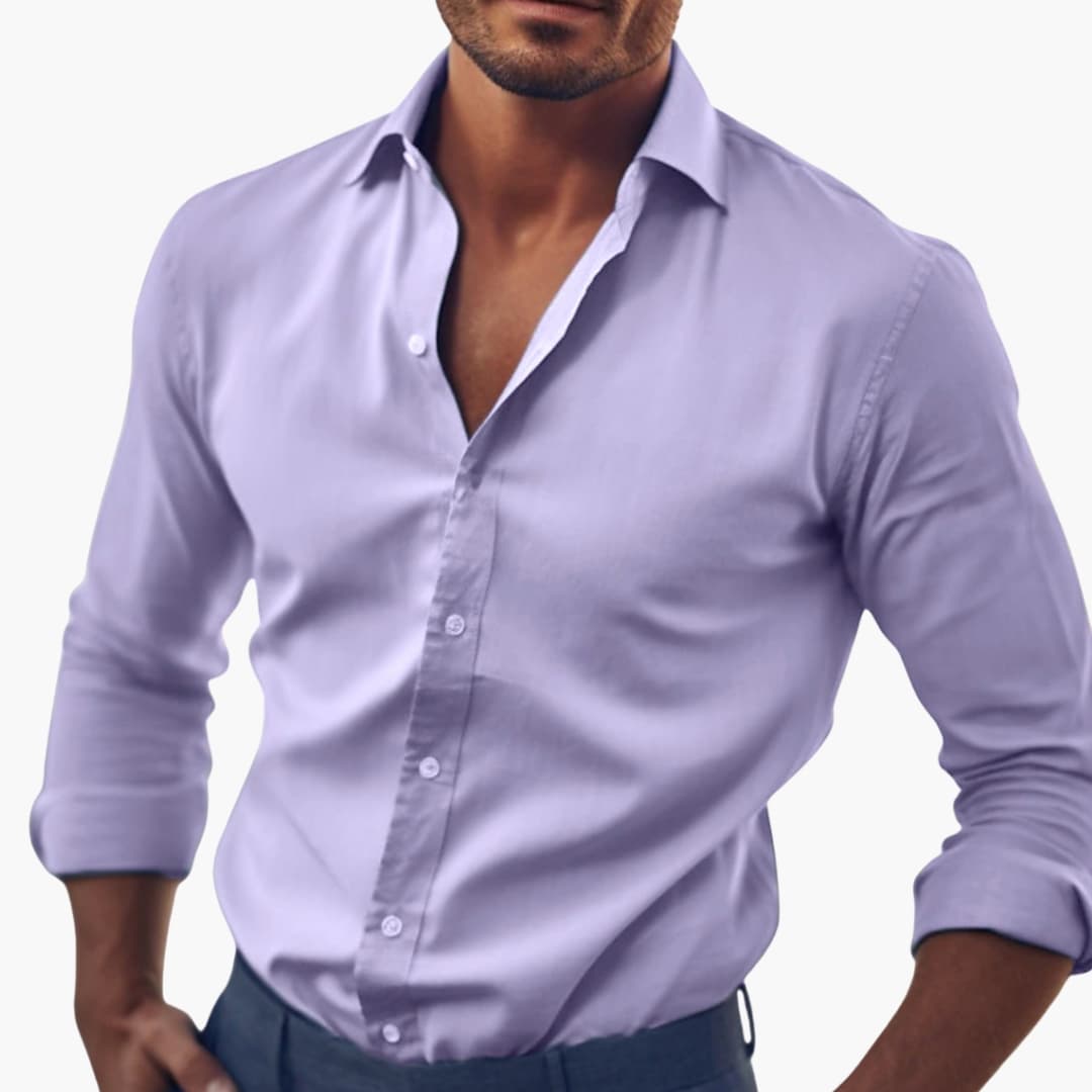Classic men's button-up shirt