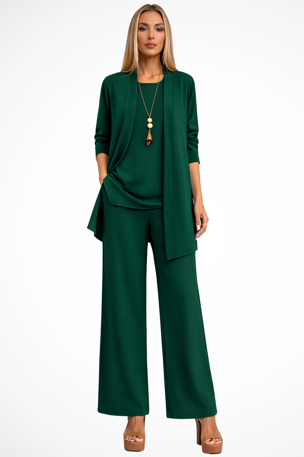 Women's Set Tunic and Pants 3 Pieces