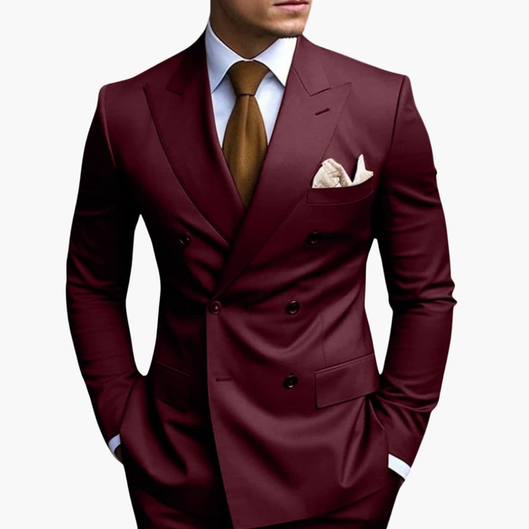 Costume Homme Élégant Veste et Pantalon