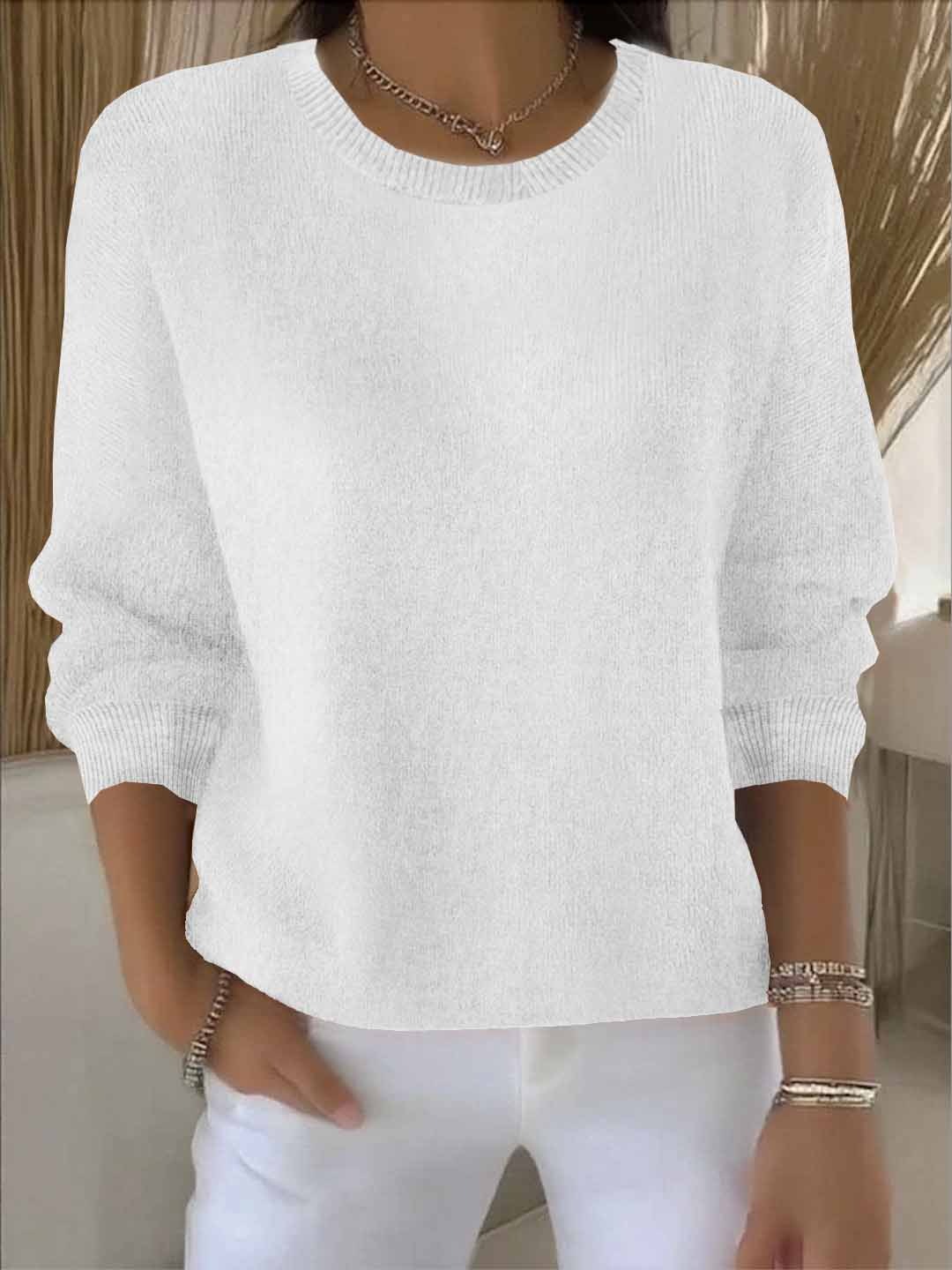 Női pulóver, puha és elegáns, kényelmes szabású