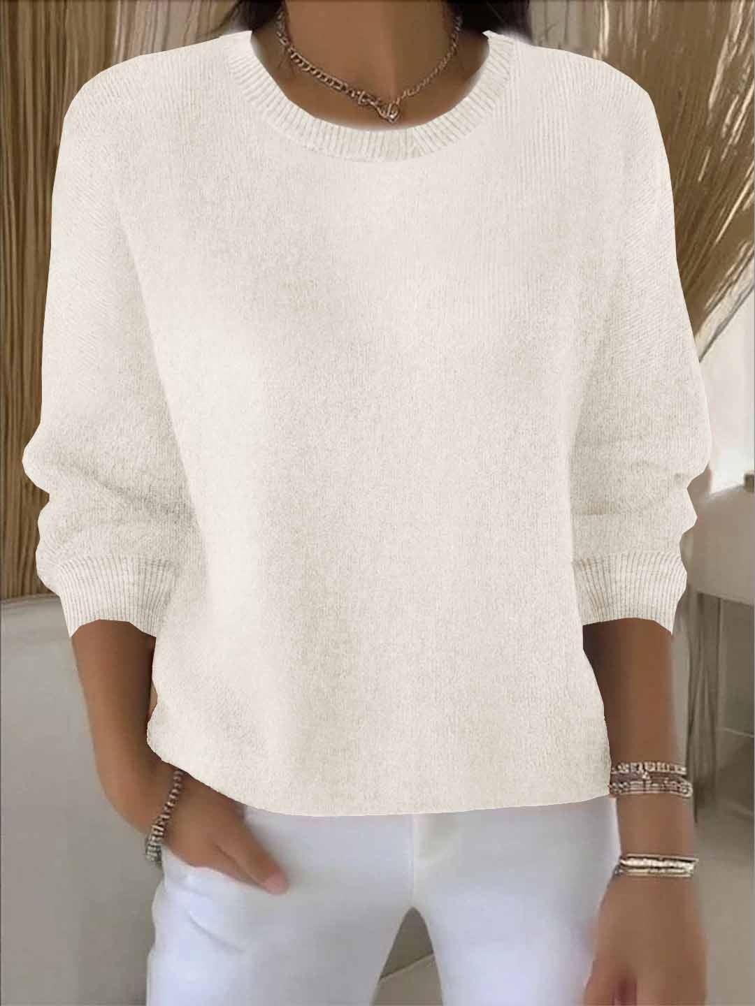 Női pulóver, puha és elegáns, kényelmes szabású