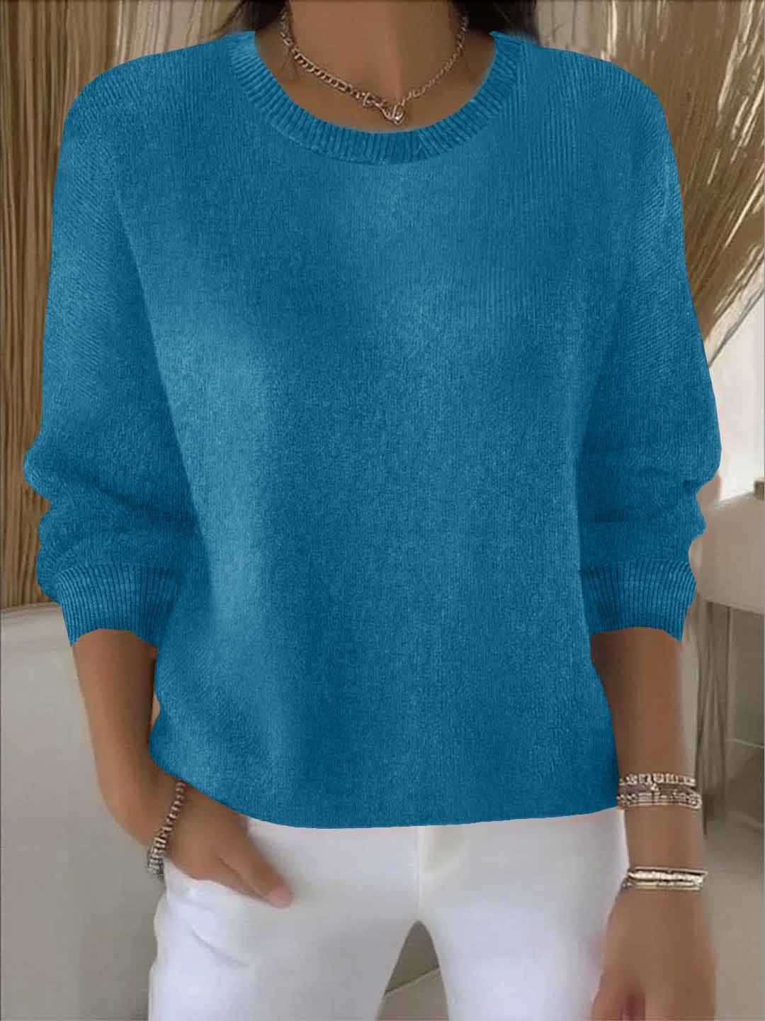 Női pulóver, puha és elegáns, kényelmes szabású
