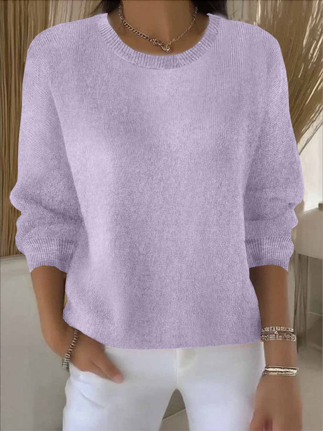 Női pulóver, puha és elegáns, kényelmes szabású