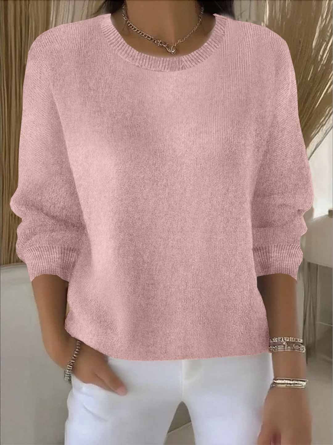 Női pulóver, puha és elegáns, kényelmes szabású