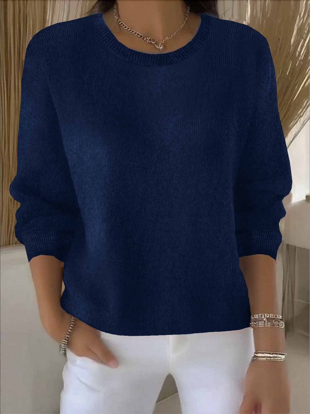 Női pulóver, puha és elegáns, kényelmes szabású