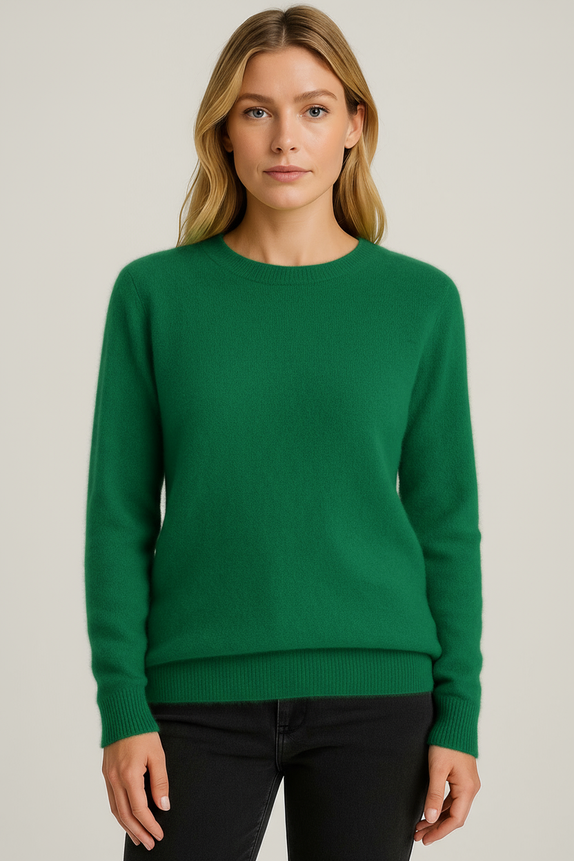 Women's classic crew-neck sweater