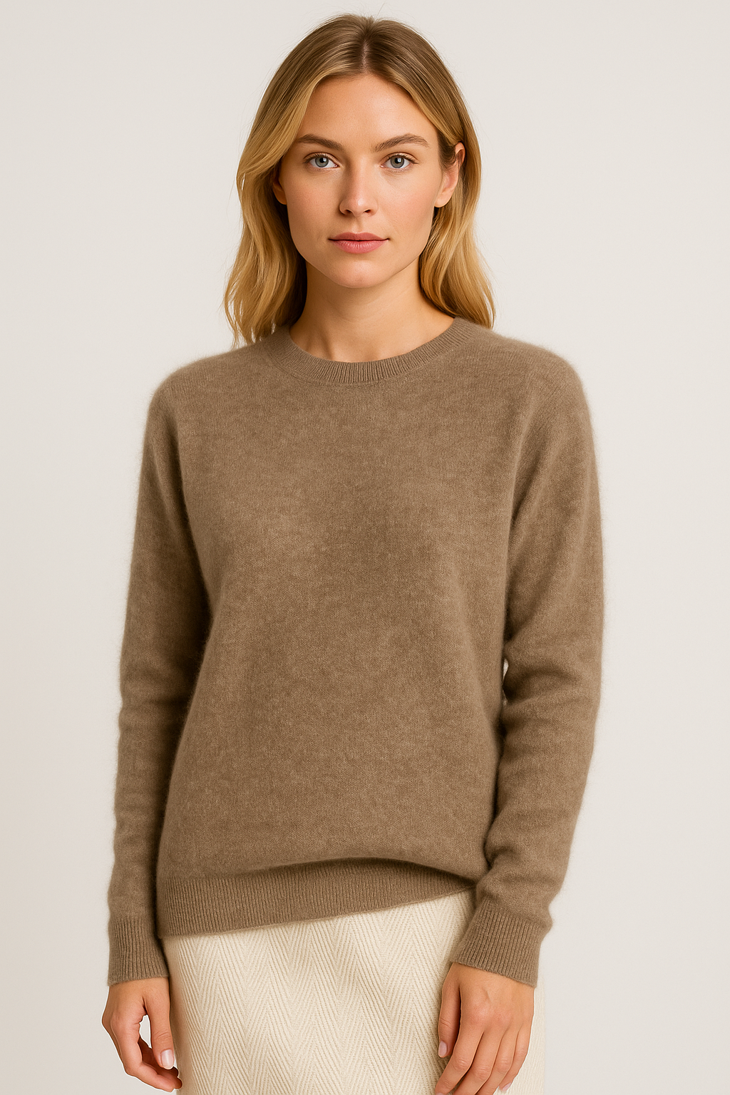 Women's classic crew-neck sweater