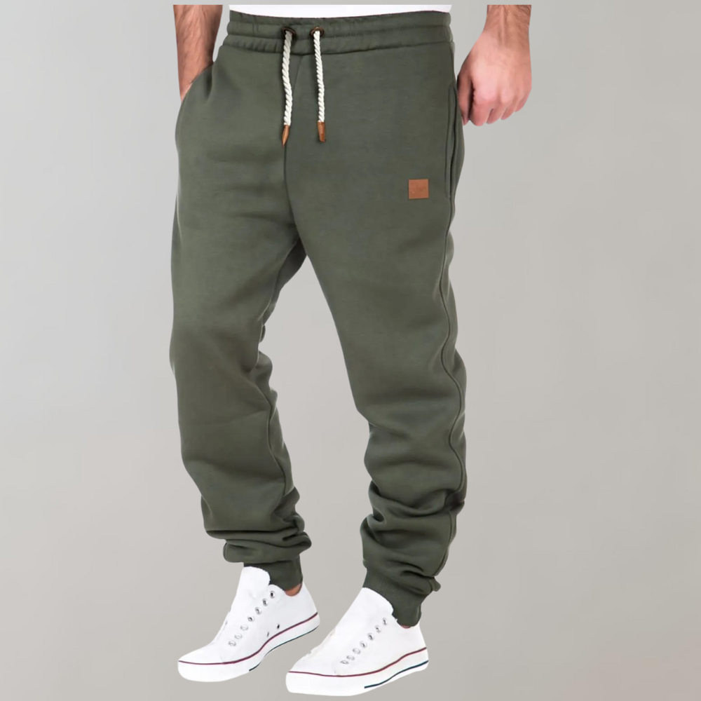 Pantalon Jogging Homme Coupe Décontractée Taille Ajustable