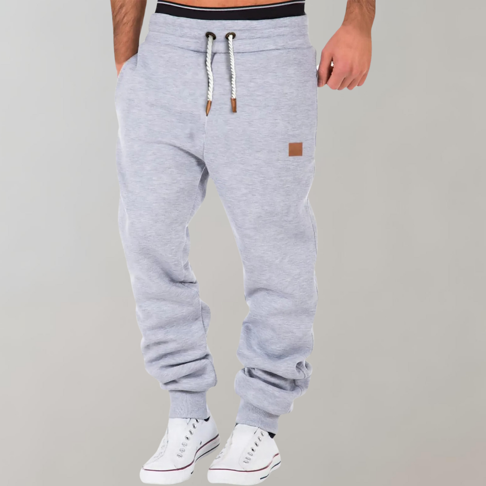 Pantalon Jogging Homme Coupe Décontractée Taille Ajustable