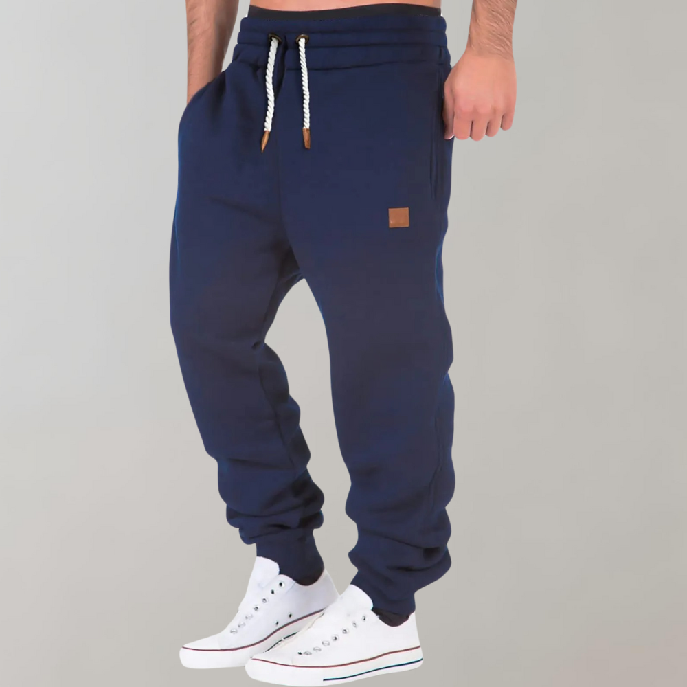 Pantalon Jogging Homme Coupe Décontractée Taille Ajustable