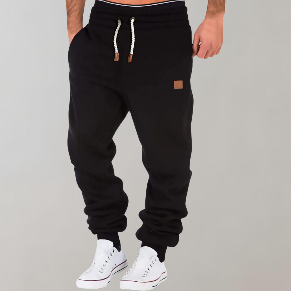 Pantalon Jogging Homme Coupe Décontractée Taille Ajustable