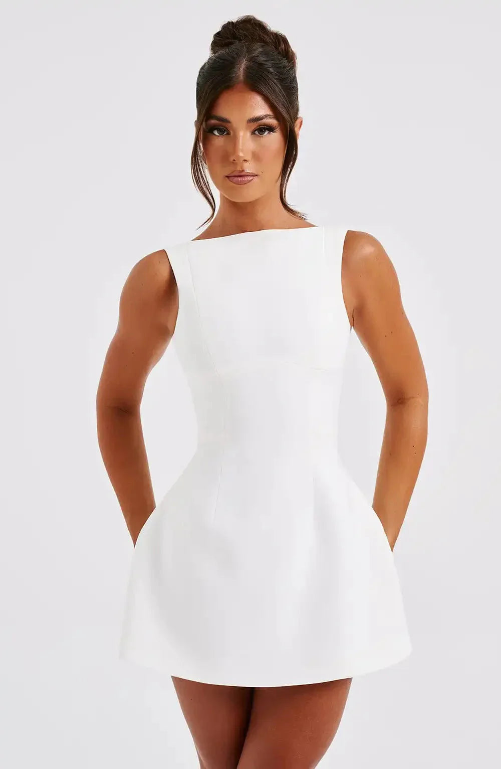 Elegant Sleeveless Mini Dress for Women