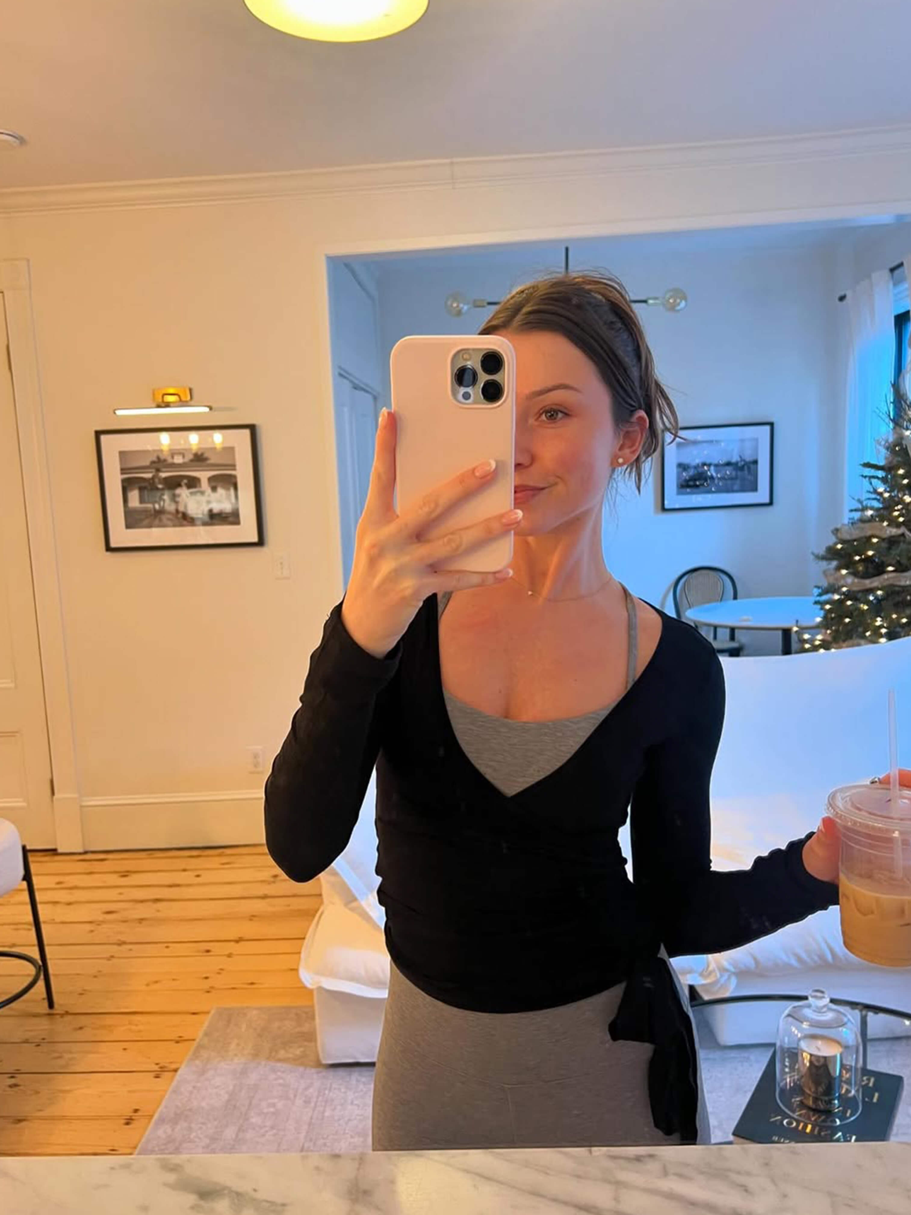 Elegant Wrap Pilates Top
