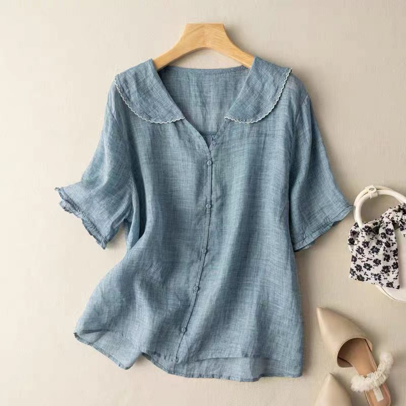 Chemisier Vintage Femme Élégant à Boutons