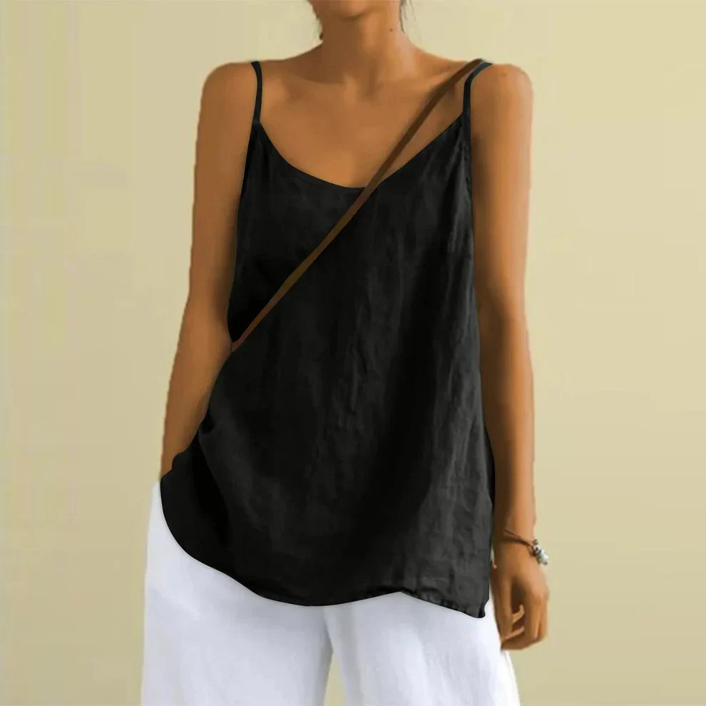 Casual Flowing Spaghetti Strap Tank Top for Women