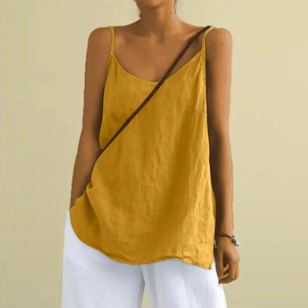 Casual Flowing Spaghetti Strap Tank Top for Women