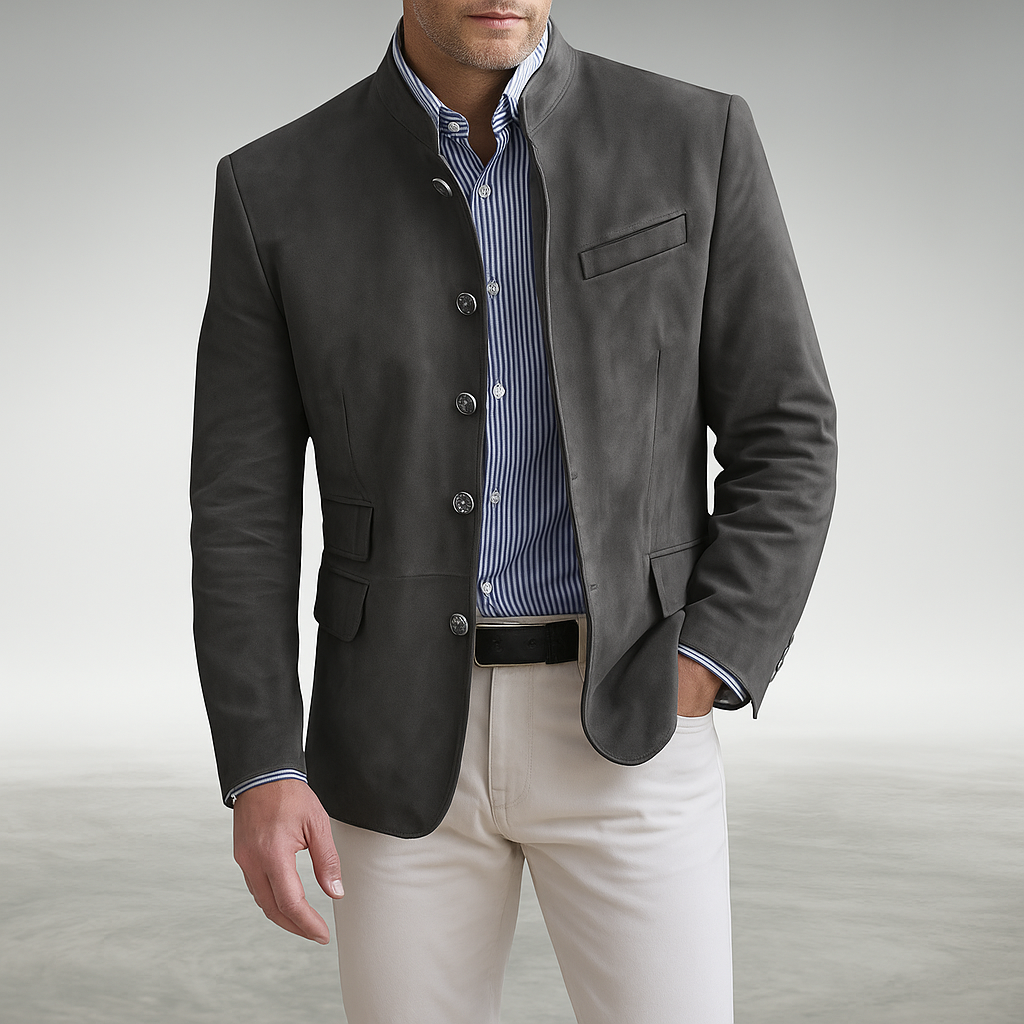 Casual button-up cardigan for men