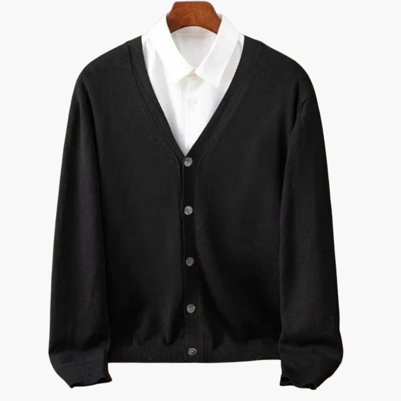 Classic Men's V-Neck Cardigan
