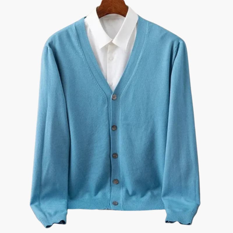 Classic Men's V-Neck Cardigan